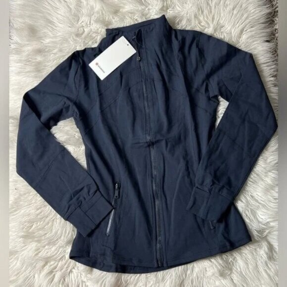 LULULEMON Blue Define Jacket Luon size 10 - Picture 1 of 5
